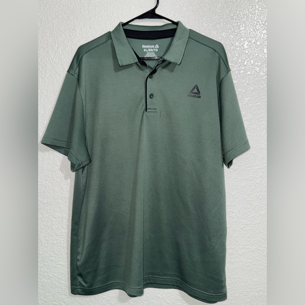 Reebok Men's Olive Polo Shirt